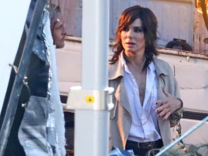 Pitt y Bullock coversan animadamente en el set de Bullet Train