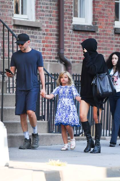 Bradley Cooper e Irina Shayk se reencontraron para llevar a su hija Lea a su primer día de colegio en Nueva York