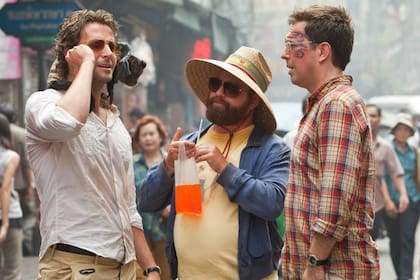 Bradley Cooper, Zach Galifianakis y Ed Helms