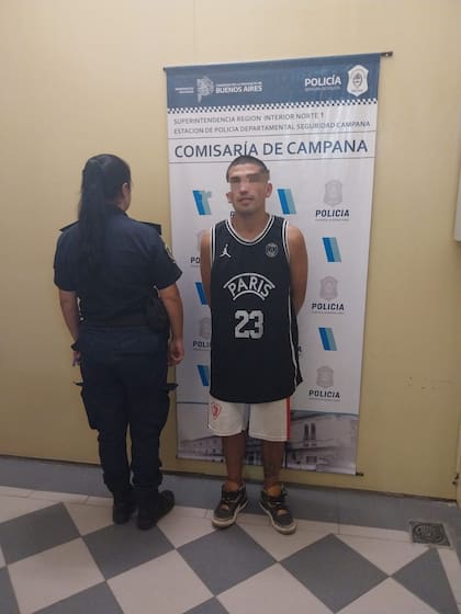 Braian Bogado, detenido por el asesinato del cambista Germán Sallemi