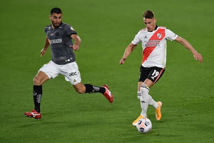 Braian Romero, en acción