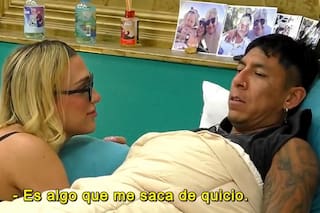 Brian Sarmeinto y Danelik se mostraron melosos en la casa de Gran Hermano