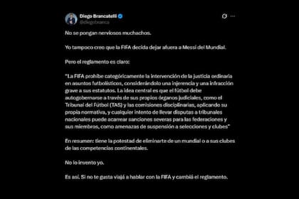 Brancatelli cruzó a Bullrich por denunciar a Tapia y Toviggino ante el Comité de Ética de la Conmebol