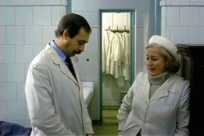 Brandoni y Zorrilla, en una escena de la película Darse cuenta, de Alejandro Doria