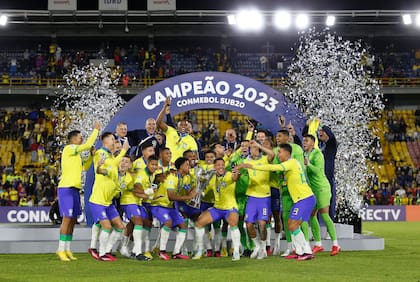 Brasil fue el último campeón del Sudamericano Sub 20 en 2023