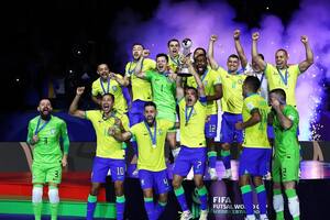 Brasil logró su sexto Mundial de Futsal y cortó una racha de 12 años sin coronas