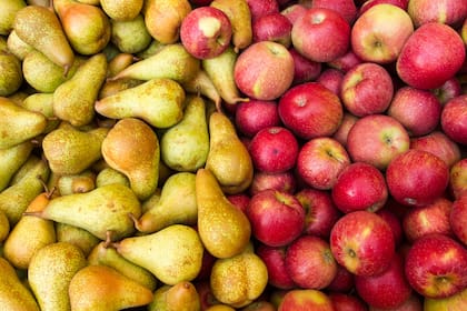 Peras y manzanas patagónicas.