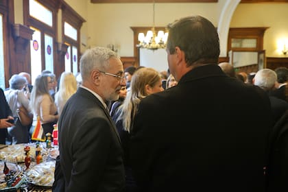 Brasil y Uruguay en la recepción en el Club Belgrano