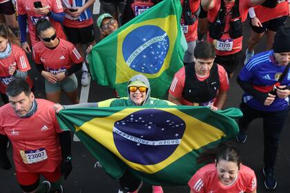 Brasileños en la Media Maratón