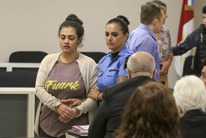 Brenda Agüero, acusada de ser la autora material de los hechos que se juzgan en Córdoba