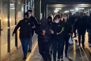 Brenda Agüero, enfermera del Hospital Neonatal, cuando fue está detenida