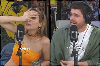 Brenda Asnicar le pidió un beso a Gastón Soffritti en directo y la reacción de él la descolocó