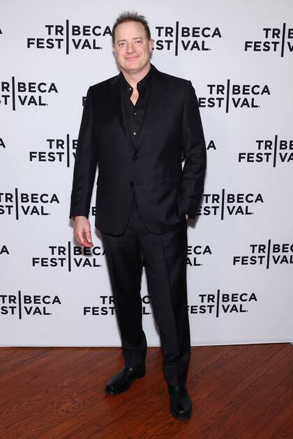 Brendan Fraser dijo presente en el Festival de Cine de Tribeca, en el sur de Manhattan