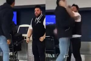 La violenta pelea entre un exjugador de la NFL y un empleado de United Airlines