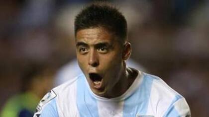Brian Fernández durante su paso por Racing