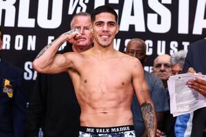 Brian Castaño, antes de su última pelea, frente a Jermell Charlo