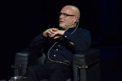 Brian Eno, en la charla pública que dio en el CCK