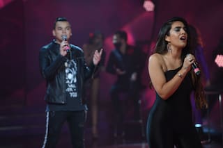 Cantando: en el súper duelo Dan Breitman se lució, pero sufrió un blooper