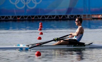 Brian Rosso pasó a los cuartos de final en el single scull