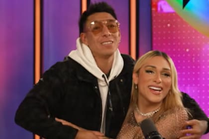 Brian Sarmiento y Danielik Galazan se reencontraron afuera de la casa de Gran Hermano (Foto: Captura de video)