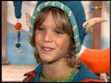 Brian Vainberg comenzó en televisión protagonizando al Duende Tok (Foto: captura TV)