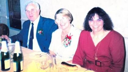 Brian y Mavis Wilson en su aniversario de bodas de rubí