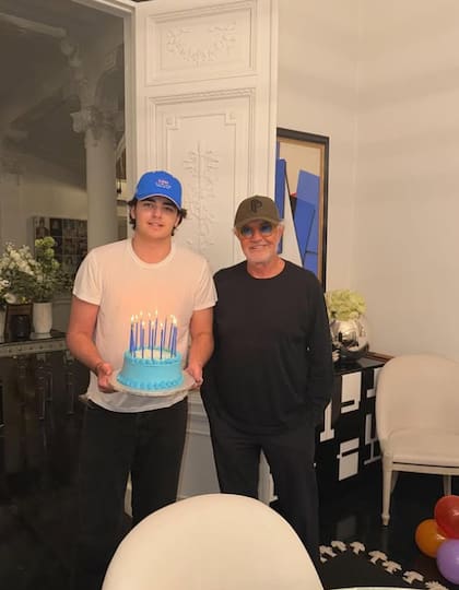 Briatore felicitó a su hijo en su día especial (Foto: @briatoreflavio)