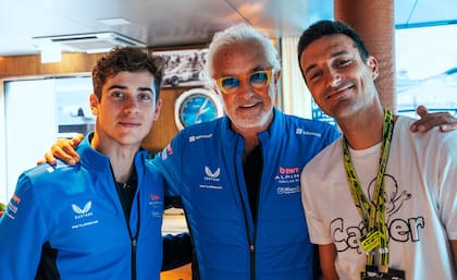 Briatore, que compartió pasajes del fin de semana con Lionel Scaloni, lamentó la performance de Colapinto en Bélgica