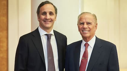 Bridas y BP acordaron integrar PAE y Axion Energy. Marcos Bulgheroni (I) y Alejandro P. Bulgheroni (D)