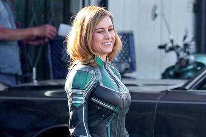 Brie, como la Capitana Marvel