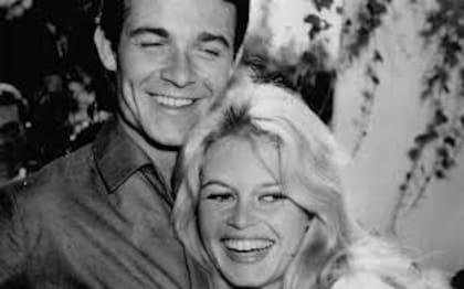 Brigitte Bardot y Jacques Charrier