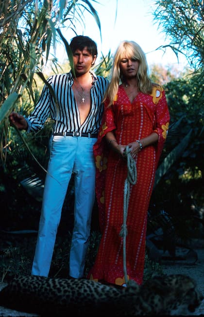 Brigitte Bardot y su tercer marido, Gunter Sachs