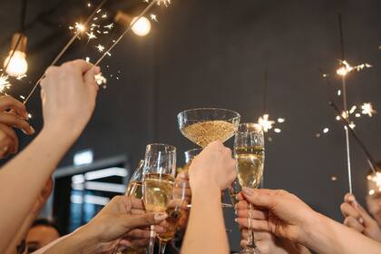 Brindis en Navidad y Año Nuevo