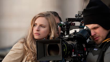 Brit Marling y Zal Batmanglij en pleno rodaje