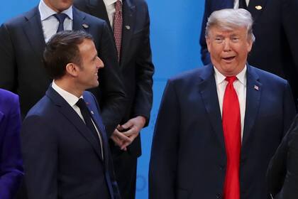 Macron y Trump se toman su rivalidad política con humor