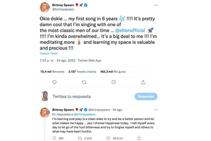 Britney Spears se sinceró sobre su última canción