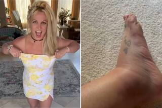 Britney Spears y un día a pura tensión: un pie lastimado, versiones de violencia y acusaciones hacia su madre