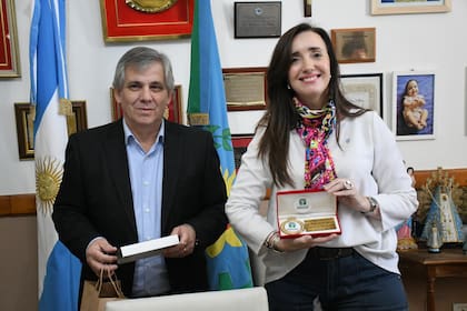 Britos y Villarruel, en mayo de 2025, en Chivilcoy