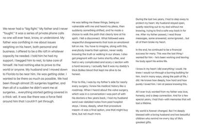 Brooke terminó con los rumores sobre las causas del distanciamiento con su padre y reveló que estuvo cerca de él en los últimos años (Instagram/@mizzhogan)