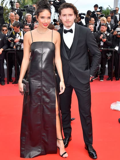 Brooklyn Beckham y Hana Cross en su debut en la alfombra roja de Cannes