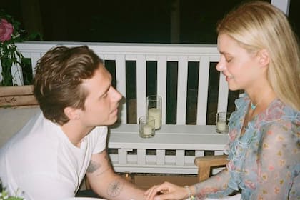 Brooklyn y Nicola, cuando había trascendido el rumor de un casamiento que no fue