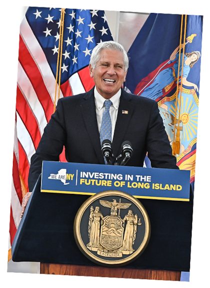 Bruce Blakeman destacó su gestión en el condado de Nassau para lanzar su candidatura a gobernador de Nueva York
