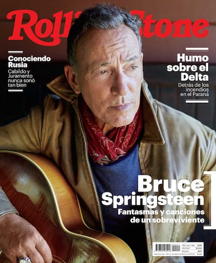 Bruce Springsteen en la tapa de la edición de octubre de Rolling Stone