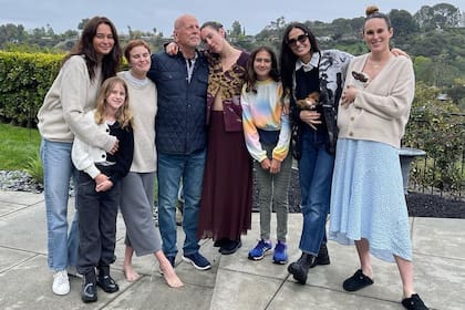 Bruce Willis con su familia