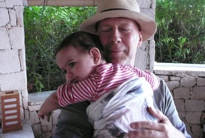 Bruce Willis junto a su hija Mabel, que hoy tiene 12 años
