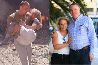 El reencuentro de los protagonistas de una imagen histórica, a 31 años del atentado a la Embajada de Israel