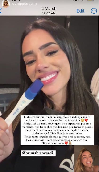 Bruna Biancardi dejó al descubierto cuándo le dijo a sus amigos que estaba embarazada de Neymar