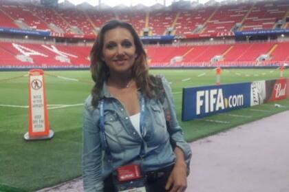 Brunati, aquí en la cobertura del Mundial de Rusia 2018, asegura que no suele usar Uber en Buenos Aires, pero en el exterior sí