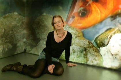 BRUSSELS, BELGIUM - MAY 9: Delphine Boel, the alleged unrecognised daughter of King Albert of Belgium, attends an exhibition of her work called "Concept" at the Pierre Berge Gallery on May 09, 2007 in Brussels, Belgium. (Photo by Mark Renders/Getty Images)