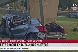 Brutal accidente en la Ruta 2: dos muertos